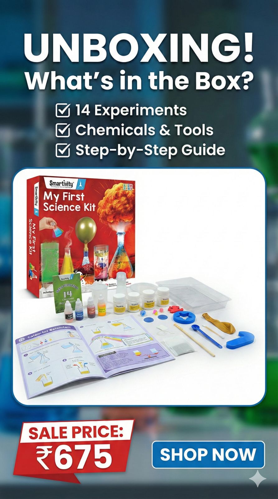 🔬 Smartivity My First Science Kit (Ages 5–12)